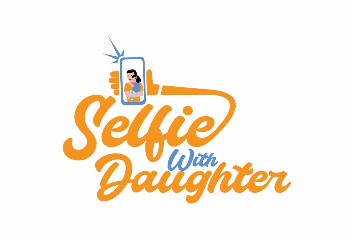 Selfie with daughter photo